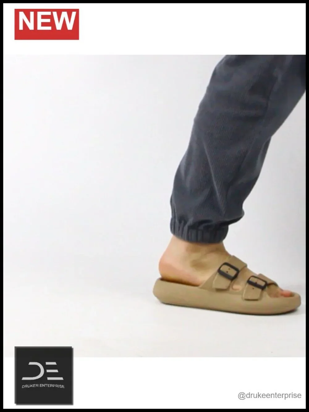 Thick Sole EVA Adjustable Buckle Sandals for Men Women